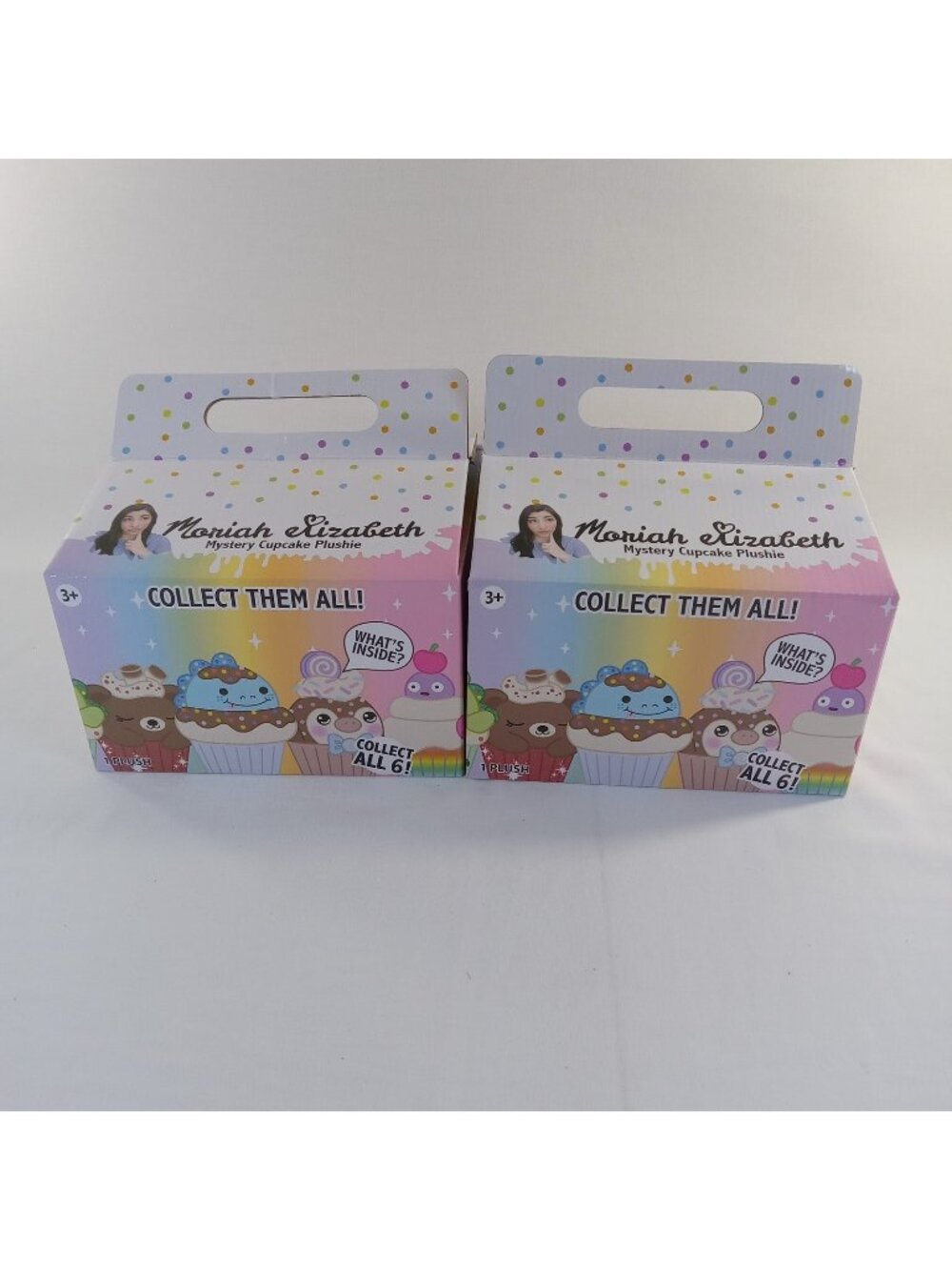 2 Moriah Elizabeth Mystery Cupcake Plushie Blind Box Bonkers! NEW Sealed
